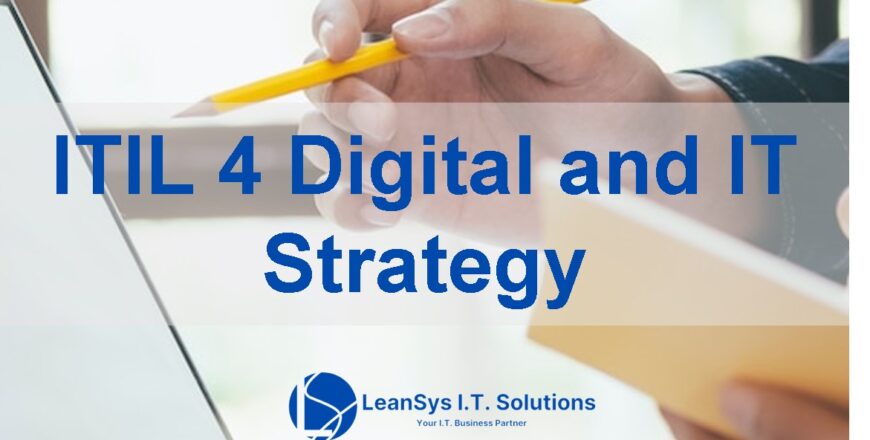 ITIL 4 Digital and IT Strategy