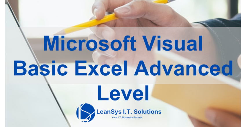 Microsoft Visual Basic Excel Advanced Level