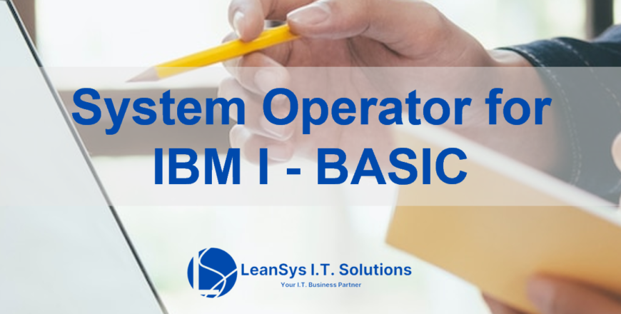 System Operator for IBM i - BASIC1